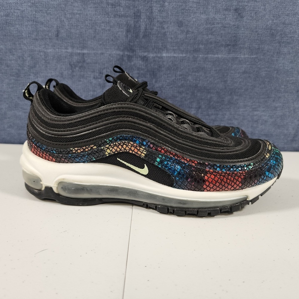 Nike Air Max 97 Womens Size 7.5 Shoes Rainbow Snake Low Top Athletic Sneakers - Picture 6 of 10